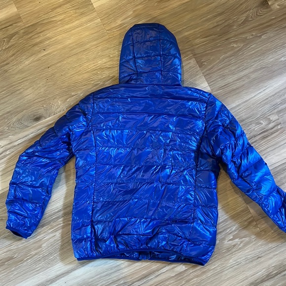 Ladies quilted down hooded jacket packable - Picture 2 of 8